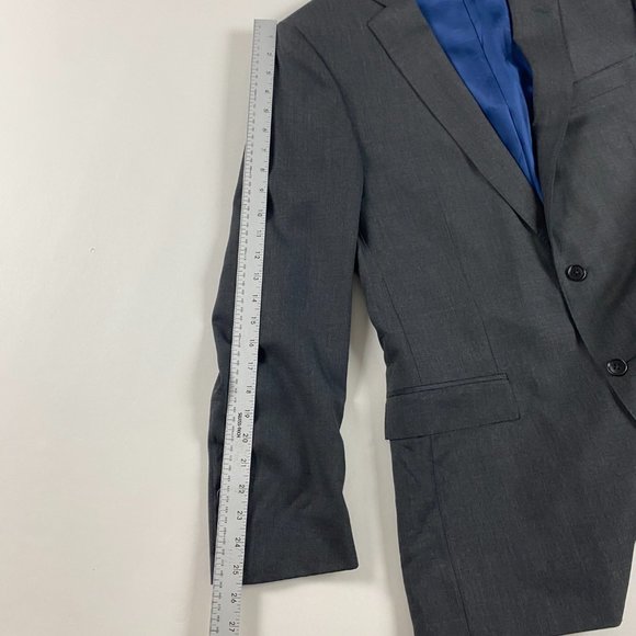 Brooks Brothers Regent Fit Blazer Sport Coat Men's 42L Fits 40 L Gray Barberis - Picture 12 of 15